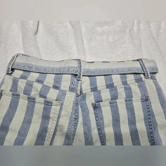 Rewash Super High Rise Vintage Reunion Striped Denim Shorts, Size 11/30, EUC! - Picture 10 of 10